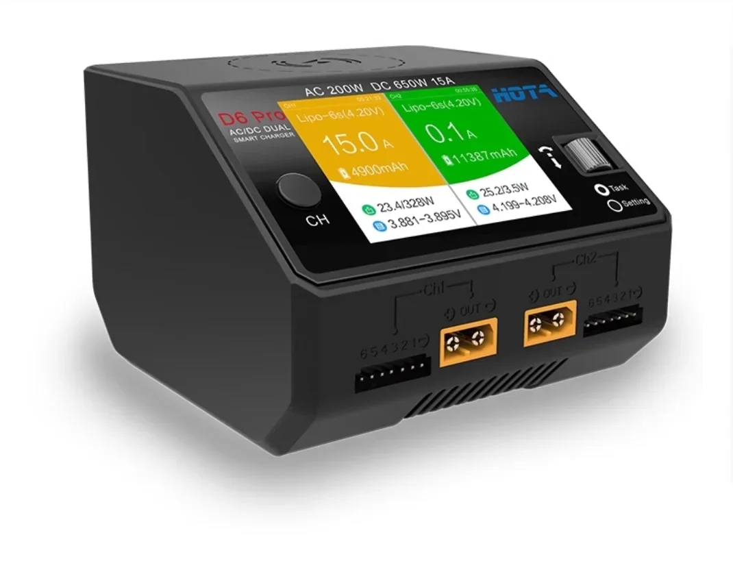 HOTA D6 Pro Caricabatterie Int - Hota D6 Pro Dual Lipo Charger recensione e prezzo